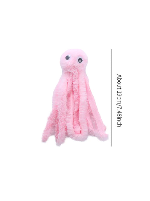 Cat toy Cute octopus plush toy bite resistant teeth interactive play