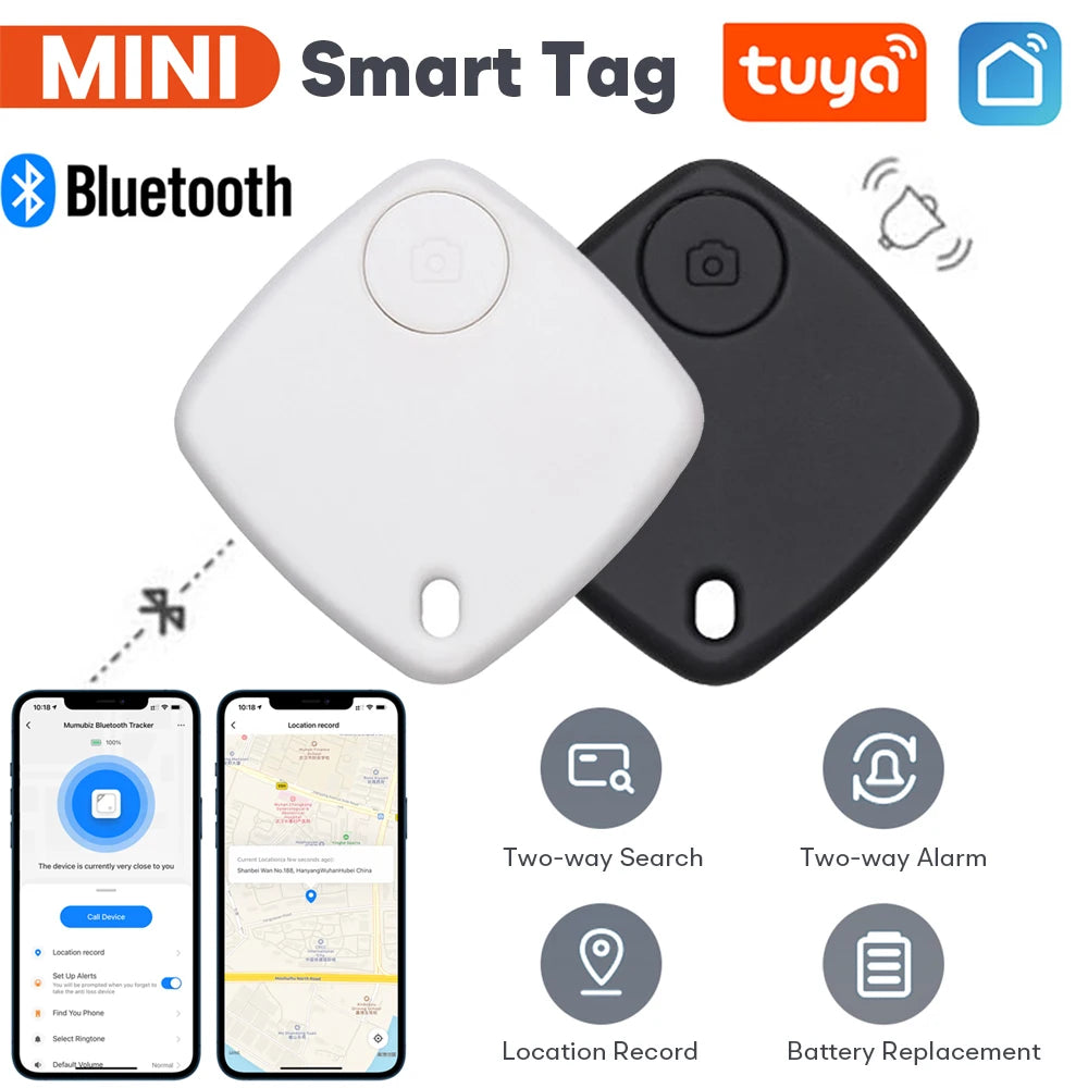 Tuya Smart Tag Anti-Lost Alarm Wireless Bluetooth Tracker Suitcase Key