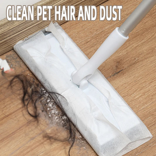 100PCS electrostatic precipitator paper disposable cloth mop