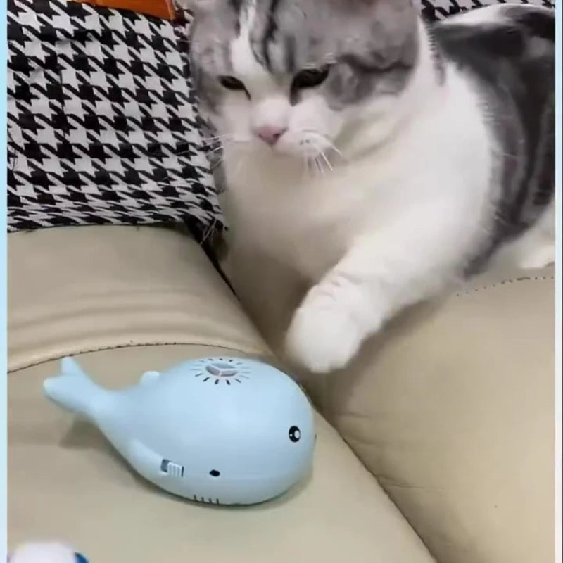 Cat Electric Toy Portable Floating Ball Cat Toys USB-powered Kitten