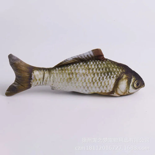 New simulation Fish Cat Toys Soft Plush Catnip Toy Interactive Cat