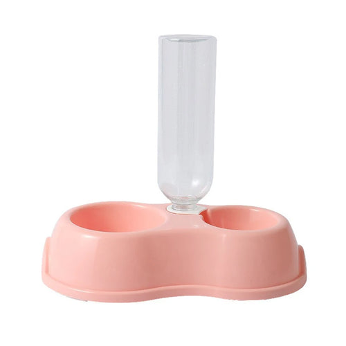 Pet Cat Bowl Automatic Feeder Water Dispenser Dog Cat Food Bowl with