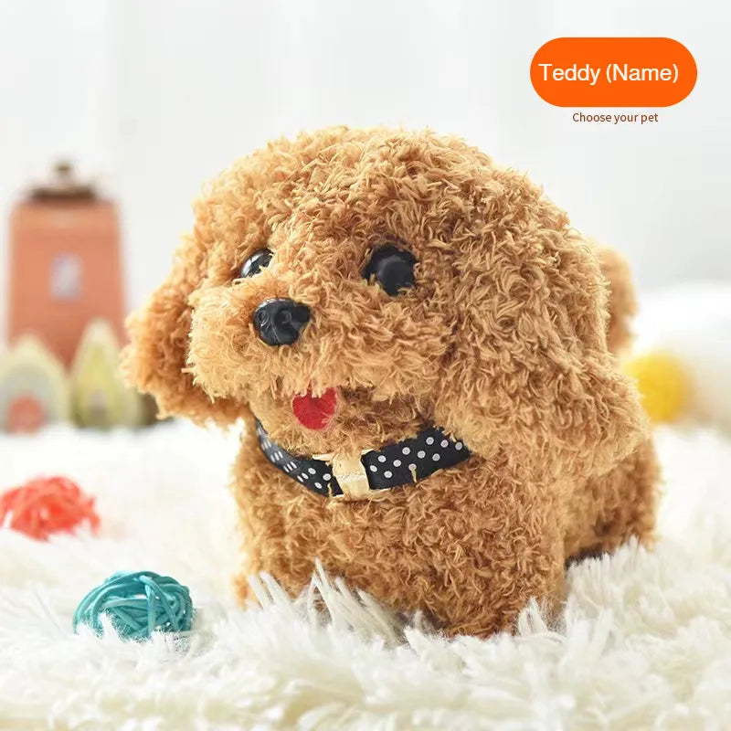 Cute Interactive Puppy Plush Toy Voice Control Soft Stuffed Animal