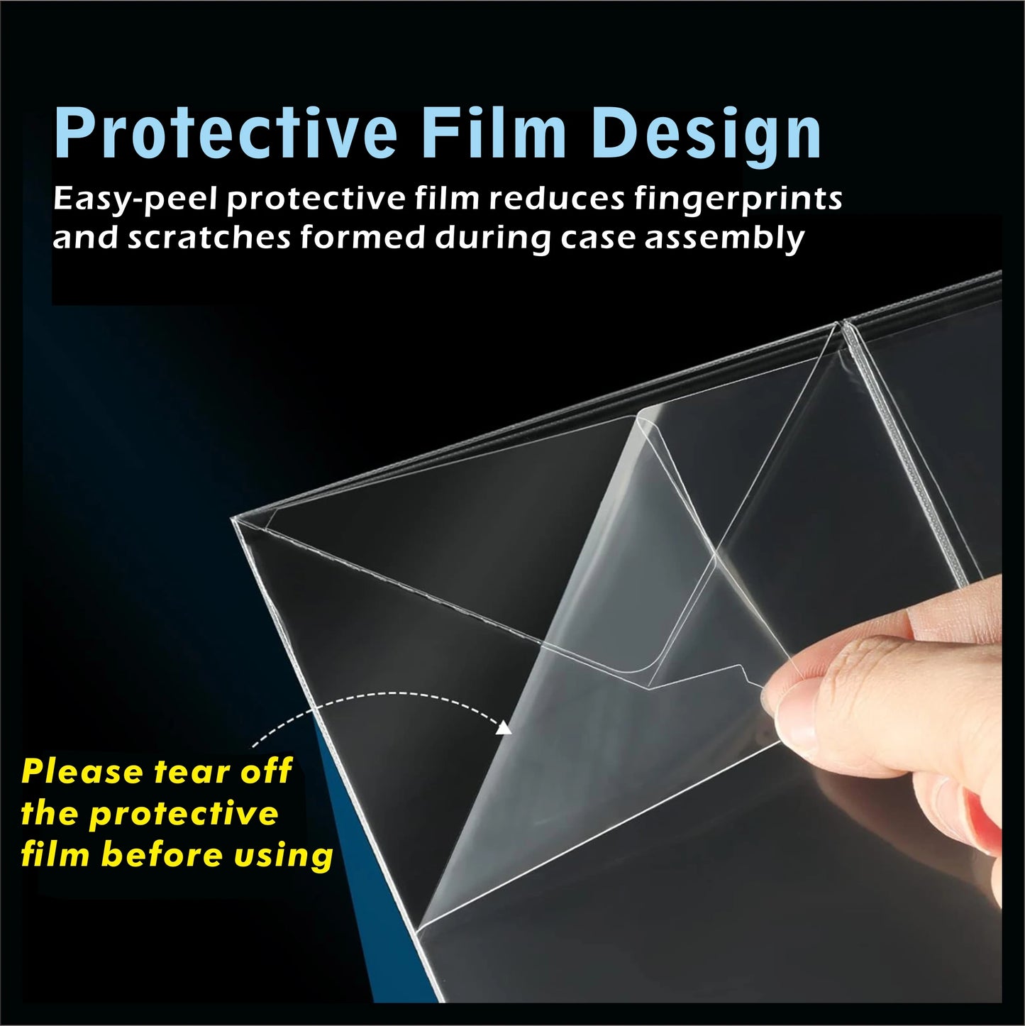 5/10PCS PET Elite Trainer Box Case Protectors Clear Display Case -