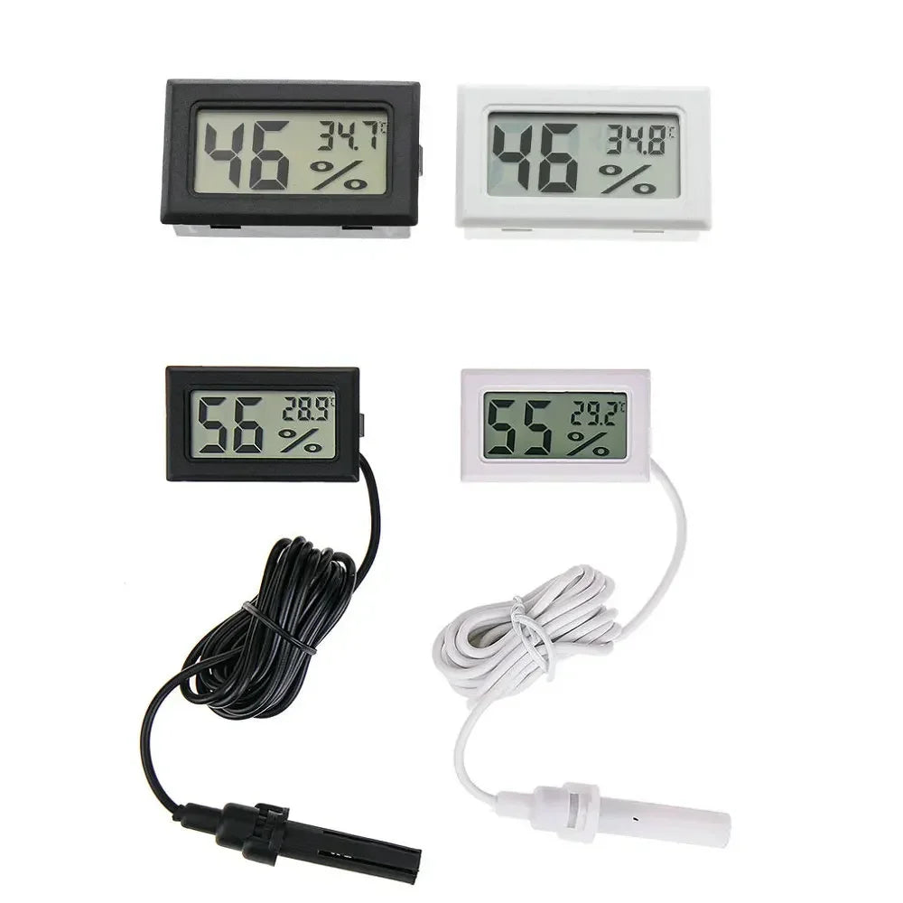 Thermometer Hygrometer Reptile Pet Incubation Breeding Turtle Gecko