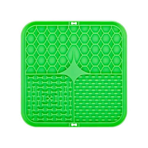 Pet Lick Silicone Mat Dogs Pet Slow Food Plate for Dog Bathing