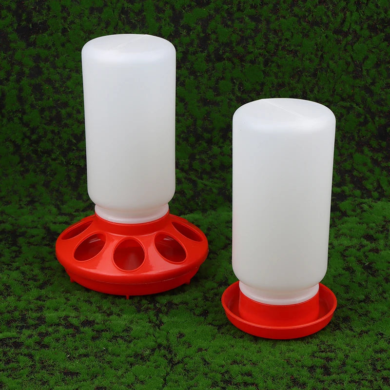 Poultry Thickened Feeder And Drinker Water Food Dispenser Automatic