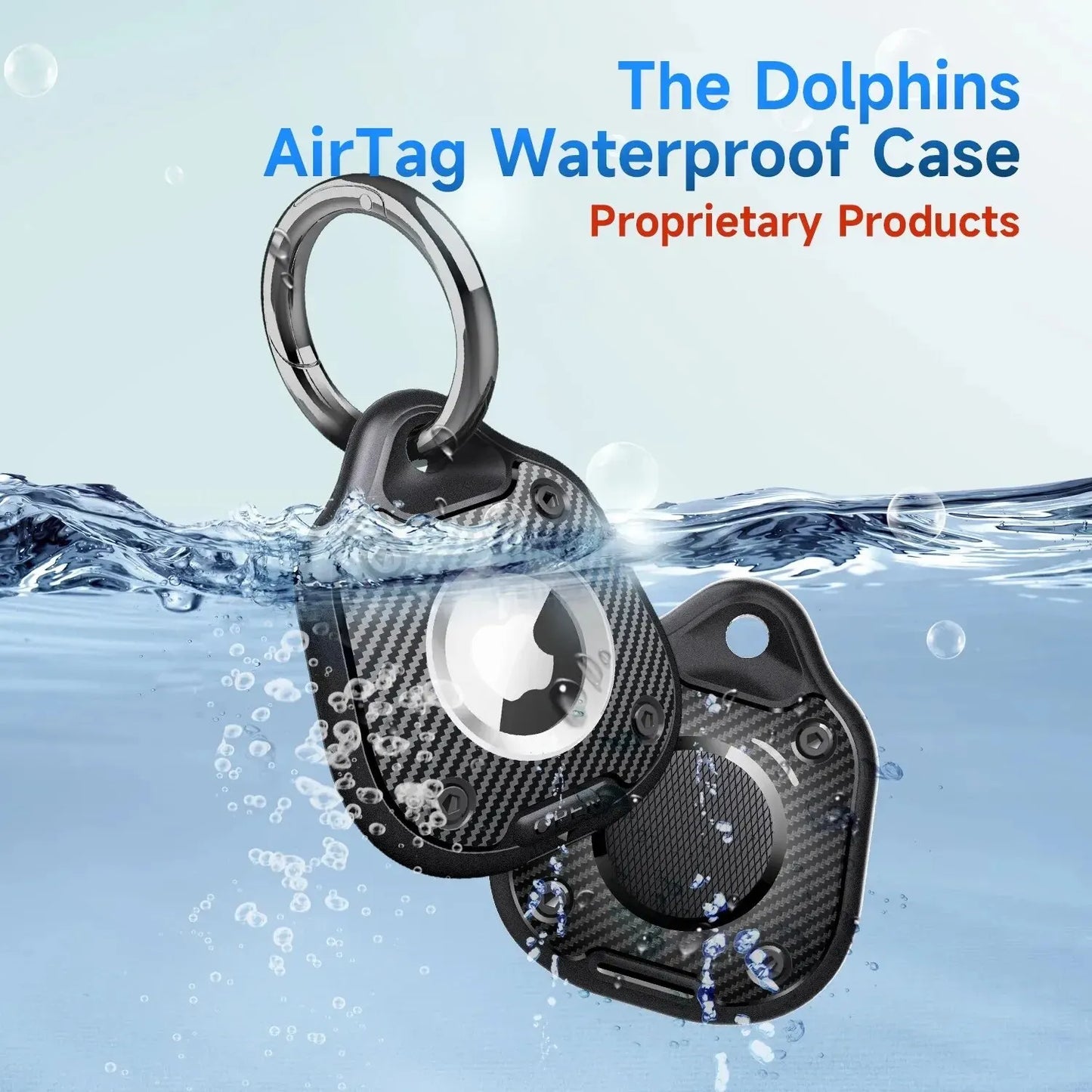 Waterproof Case for AirTag Holder Protective Case Suitable for Apple