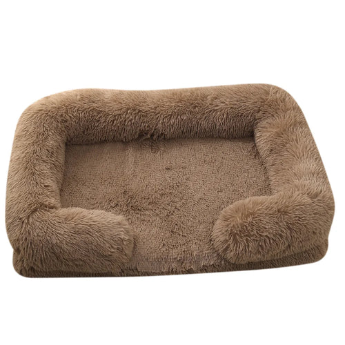 Sofa Dog Bed Plush Pet House Non-slip Cat Mat Thicken Removable Cat