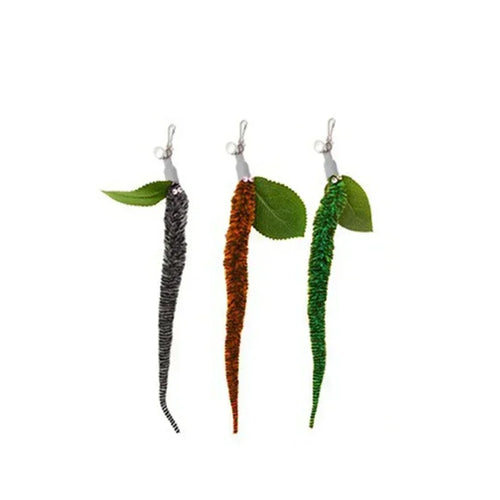 Simulation Bird Cat Toys Funny Interactive Peacock with Bell Cat Stick
