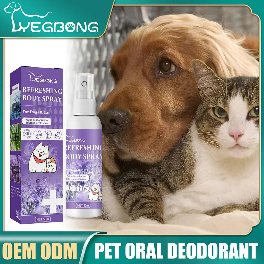 Lavender Oil Dog Deodorizer Spray Long Lasting Puppies Cats Dogs for