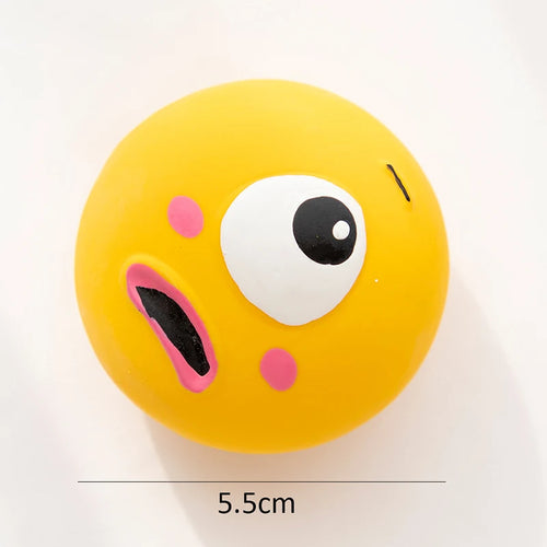 Pet Squeaky Toys Pet Ball Toys Dog Chewing Rubber Ball Cleaning Tooth