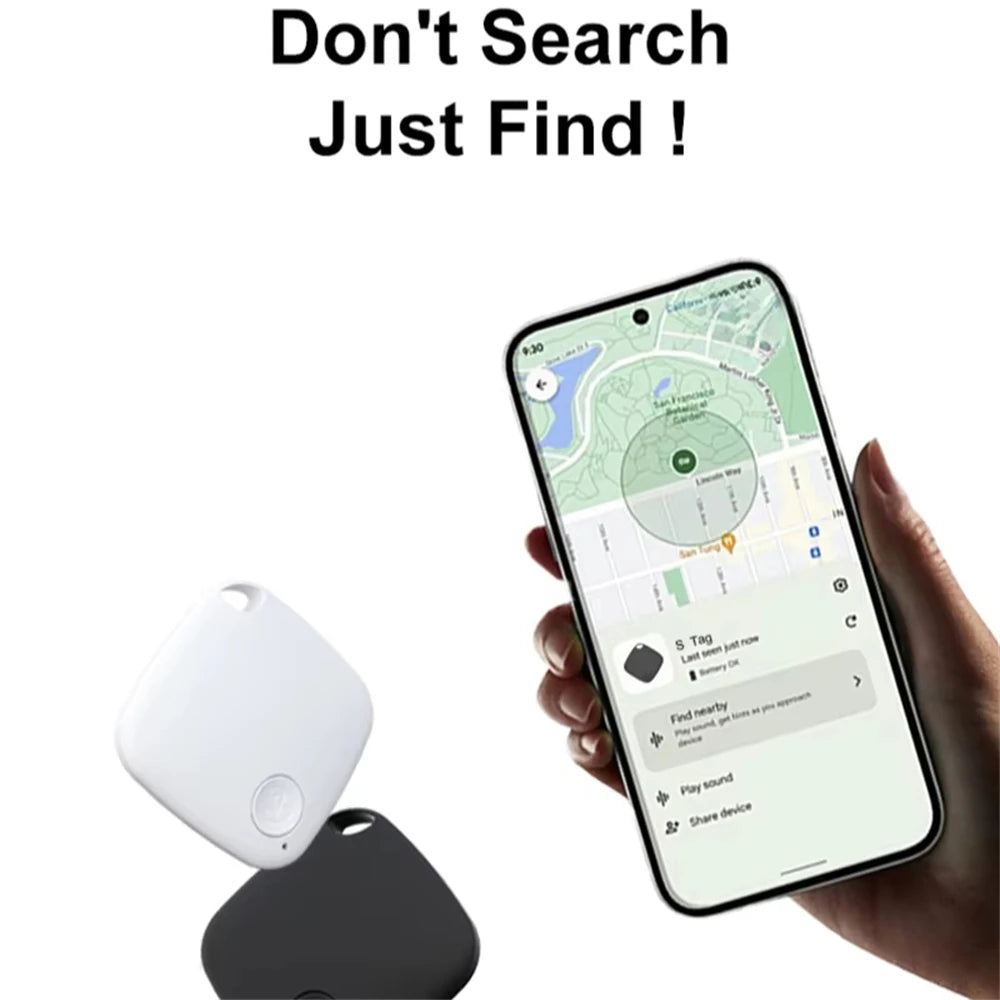 Smart Bluetooth GPS Tracker Tag with Anti-Lost Reminder Android IOS