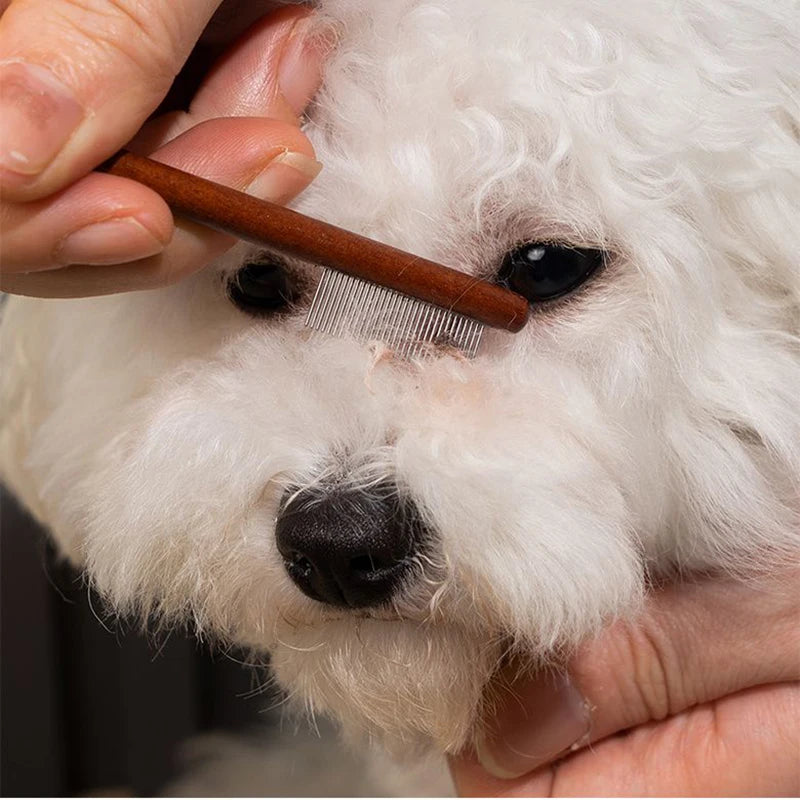 Pet Woodiness Facial Cleaning Comb Removes Tear Stains Eye-poop Comb