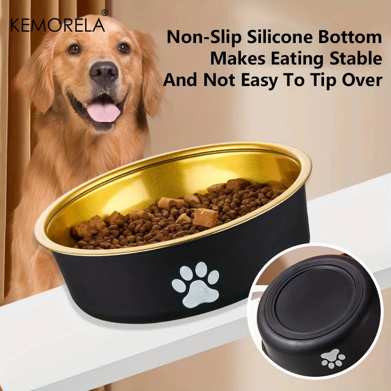 Anti-Slip Dog Bowls Small Medium And Large Dog Feeding Bowls And Water