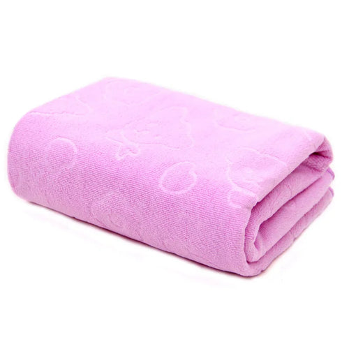 Quick Drying Dog and Cat Towels Soft Fiber Towels Absorbent Bath Towel