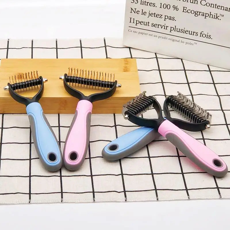 New Professional Pet Cat Hair Removal Comb Brush Dog Grooming Shedding