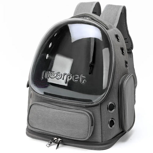 Transparent Folding Pet Carrier Backpack Travel Tote Cat Carrier Bag