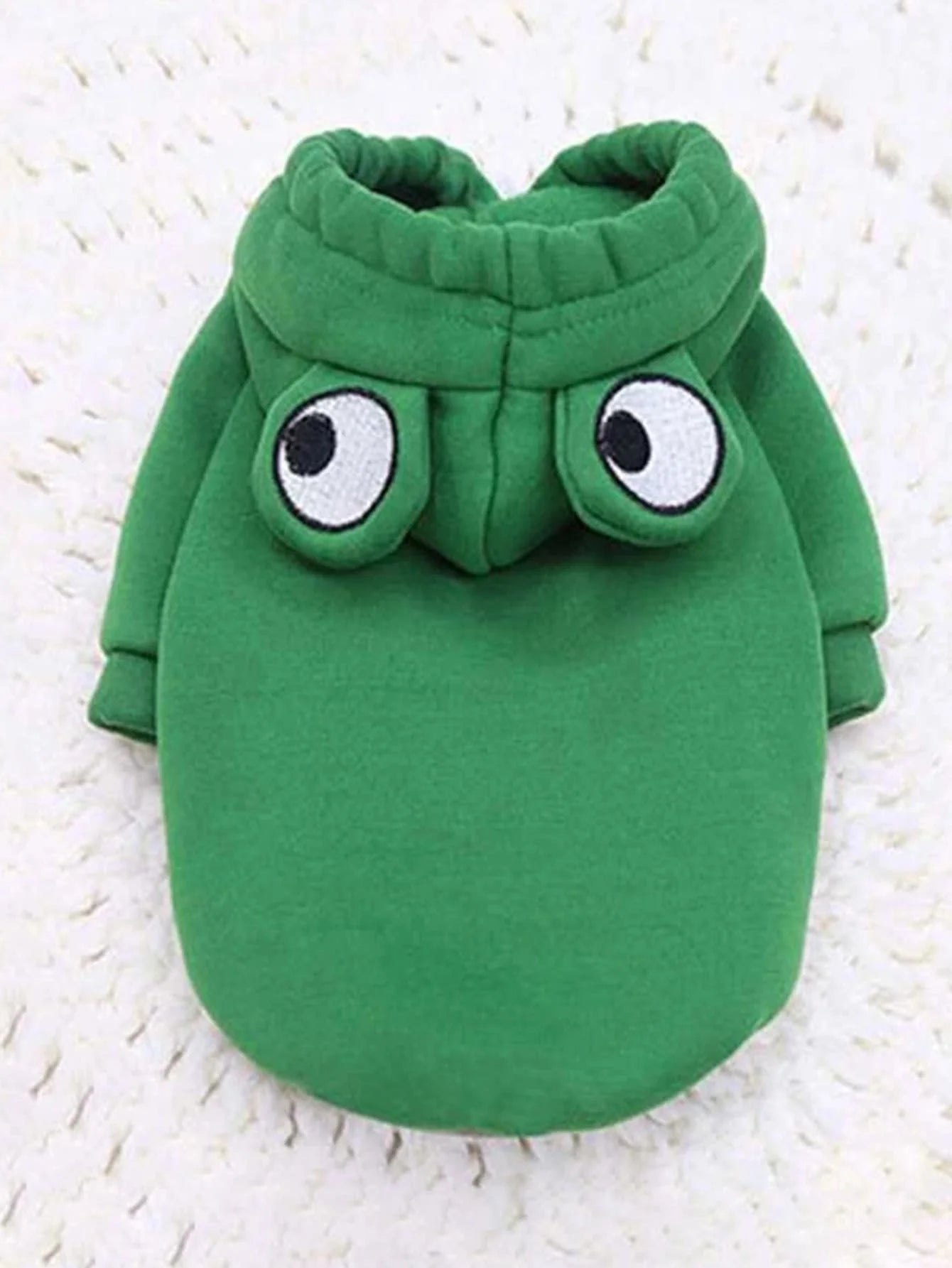 1PC Cute Frog Pet Sweater for Small and Medium Dogs - Green Dog Hoodie