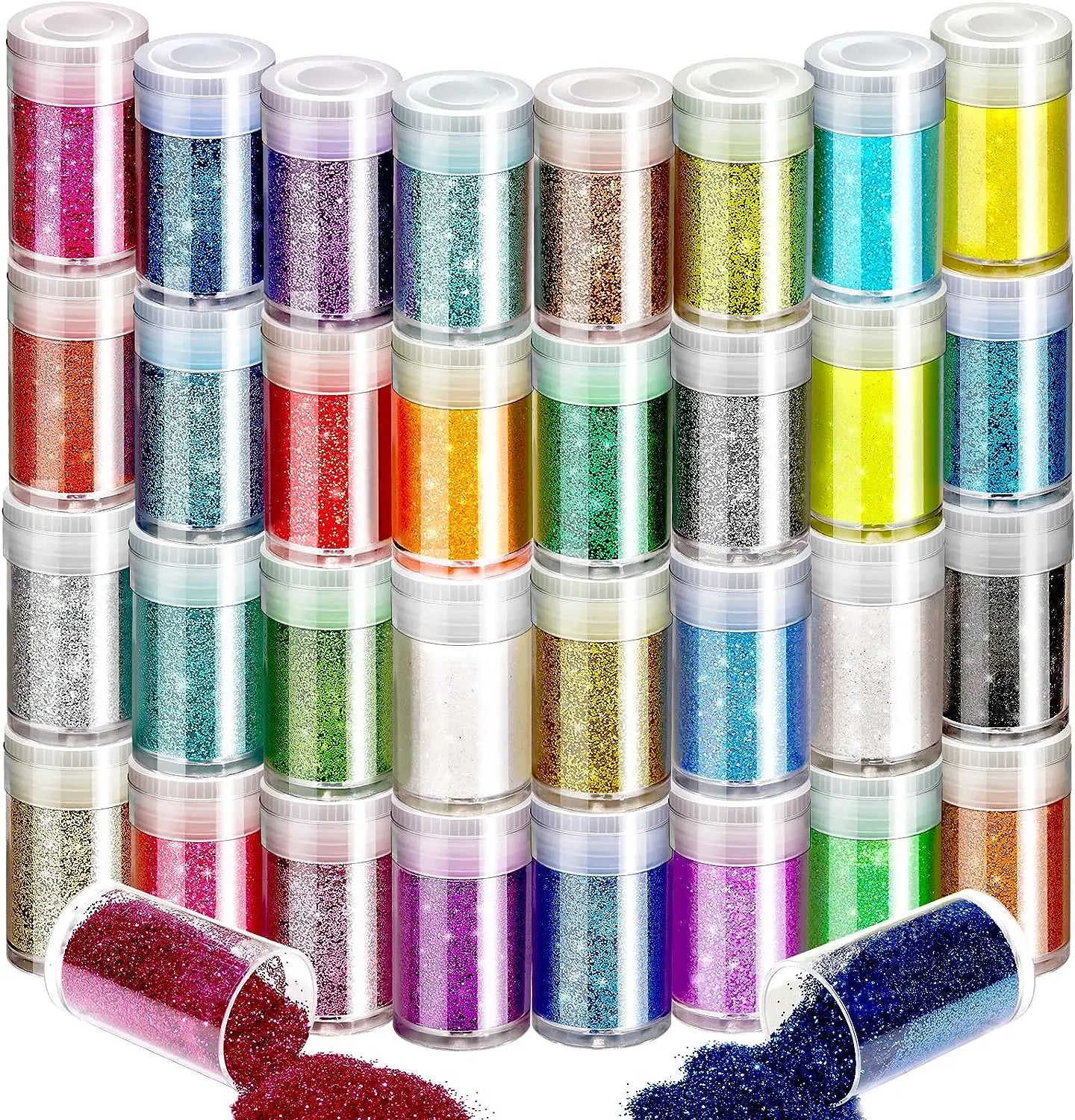 32 Colors of Nail Glitter Face Glitter Sparkly Fine Glitter for