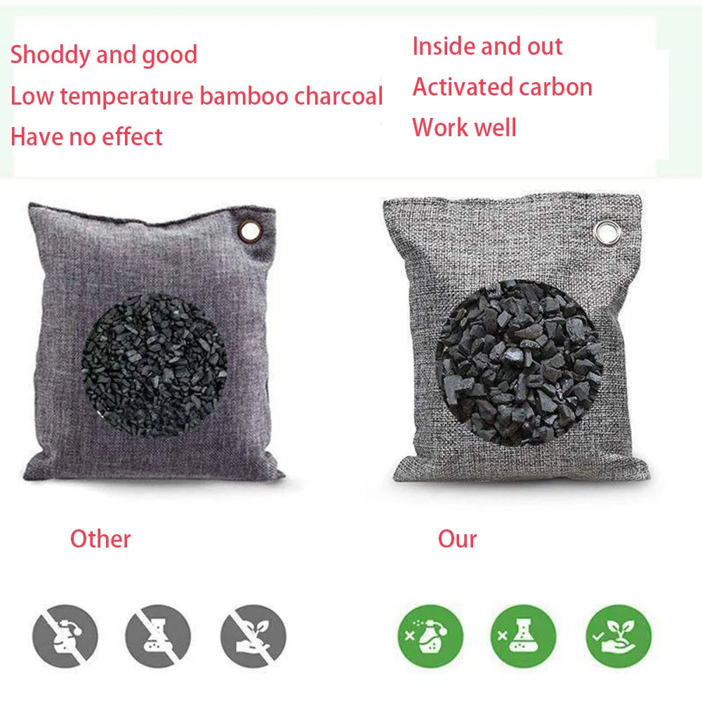 1 Pcs Bamboo Charcoal Bags Odor Absorbe Car Home Remove Formaldehyde