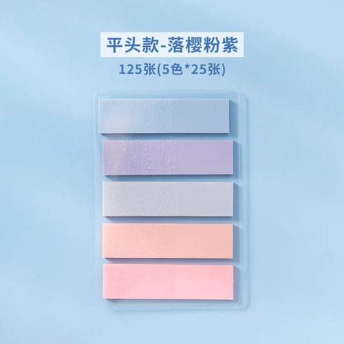 1 PC PET Transparent Index Sticker Morandi Sticky Note Sticker Sticky