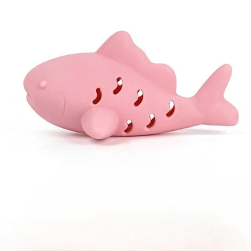 Cat Interactive Chew Toy Pet Food Leakage Simulated Fish