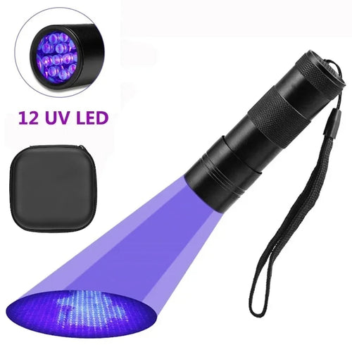 Portable LED Ultraviolet Torch IPX4 Waterproof 395nm 3W Mini UV Pen
