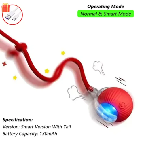 Intelligent interactive cat ball long-lasting and durable easy to