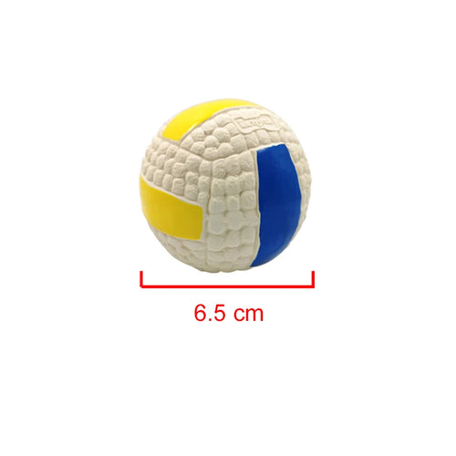 Soft Pet Ball Squeaky Toy For Small Large Dog Rugby Tennis Volleyball