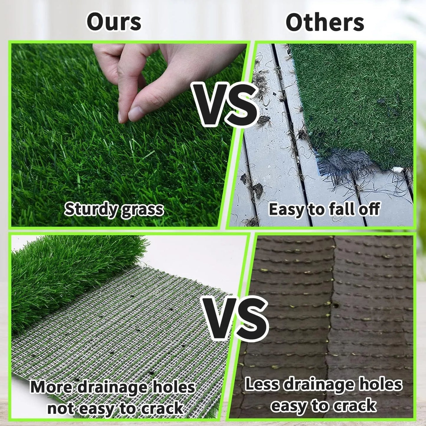 Simulation Lawn Dog Toilet Training Mat Washable Pet Urine Mat Dog