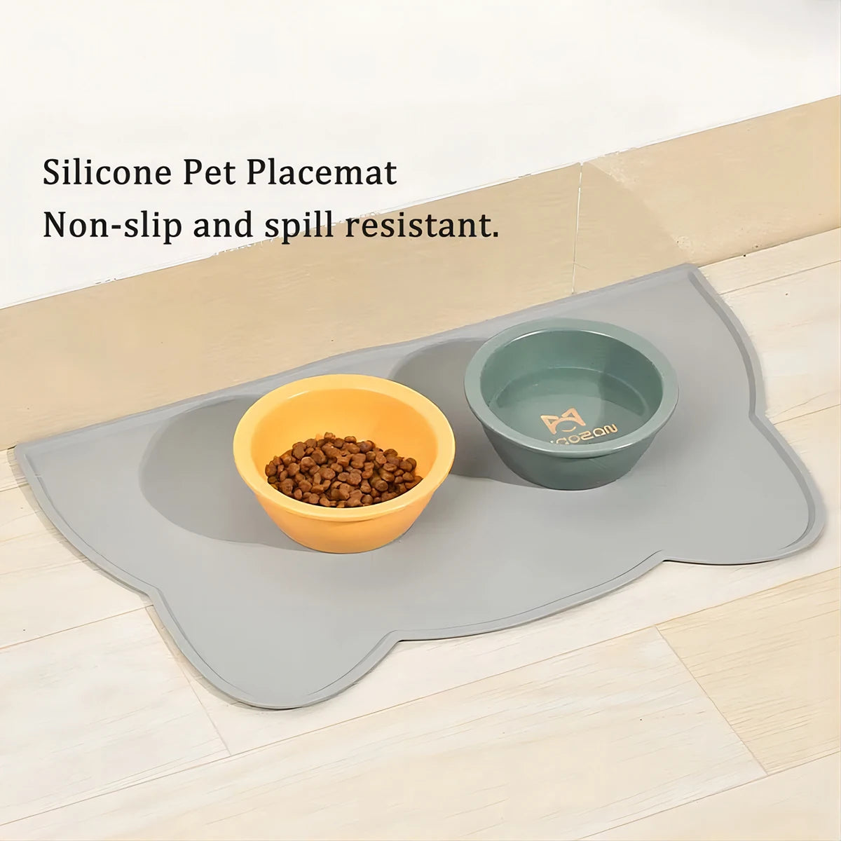 Silicone Pet Feeding Dog Cat Bowl Food Mat Non-Stick Waterproof Pet