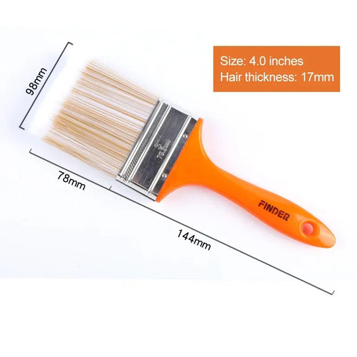 Home Improvement Wall Paint Brush PET Soft Bristle Durable Cleaning