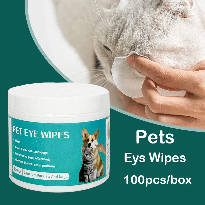Pet Cleaning Products Eye Wipes To Remove Tear Marks Cleaning Wet