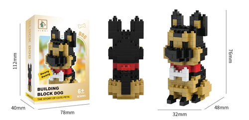Variety Styled Cute Pet Dog Micro Mini Building Blocks Toys: Ideal