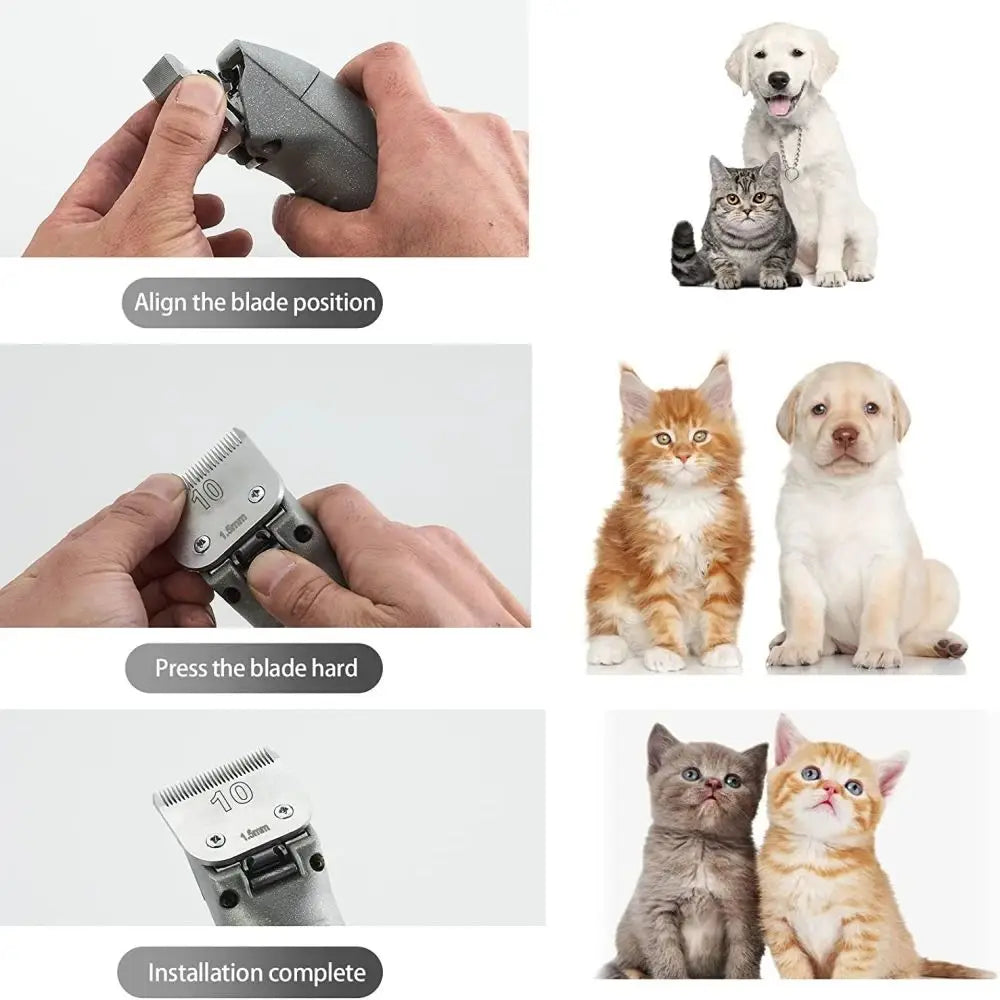 3F 4F 5F 7F 9# 10# 30# 40# 50# Professional Pet Dog Clipper Blade Fit