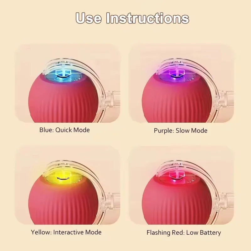 Hot Electric Dog Ball Toys Automatic Rolling Ball Rechargeable Smart