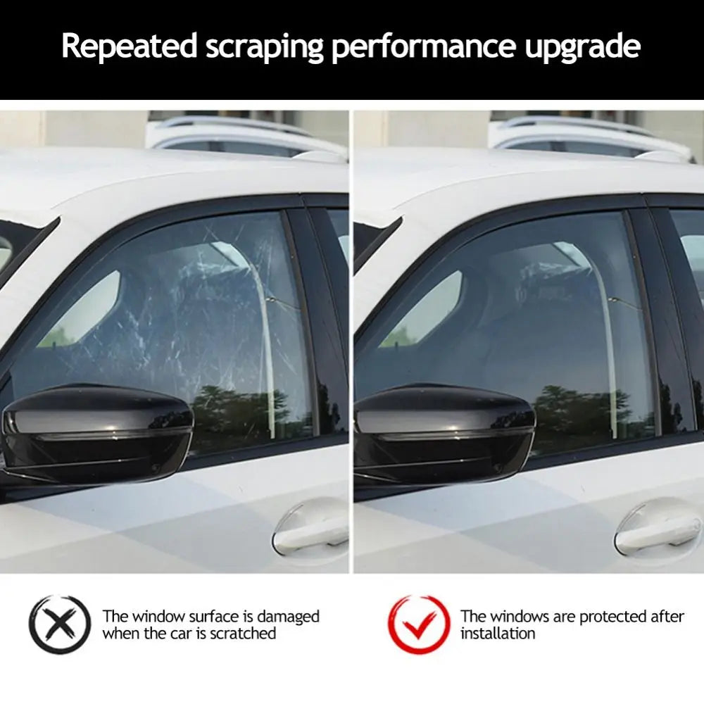 50x3m Car Windshield Sun Visor Strip Tint Film Front Glass VLT 1%-50%