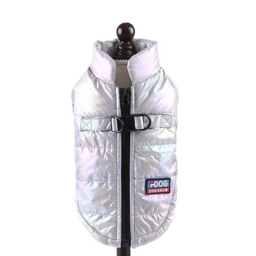 Pet Autumn and Winter Rainbow Gradient Vest, Winter Small and