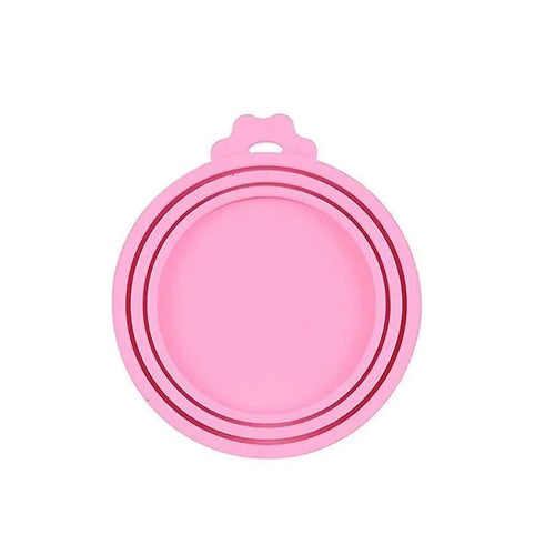 Reusable 3 In 1 Pet Food Can Silicone Cover Dogs Cats Storage Tin Cap