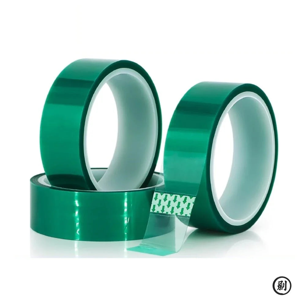 Green Polyester Hi-Temp Masking Tape PET Tape With Silicone Adhesive,