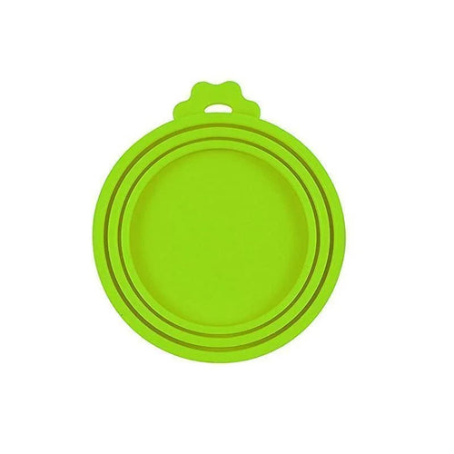 Reusable 3 In 1 Pet Food Can Silicone Cover Dogs Cats Storage Tin Cap