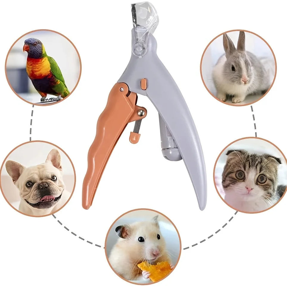 Pet Nail Clipper, Nail Trimmer for Dogs and Cats, Built-in LED Light,