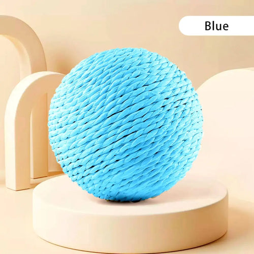 10CM Interactive Sisal Cat Scratching Ball Toy For Kitten Teeth