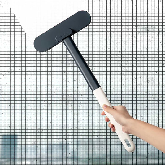 1 multifunctional long handled window brush, wet and dry