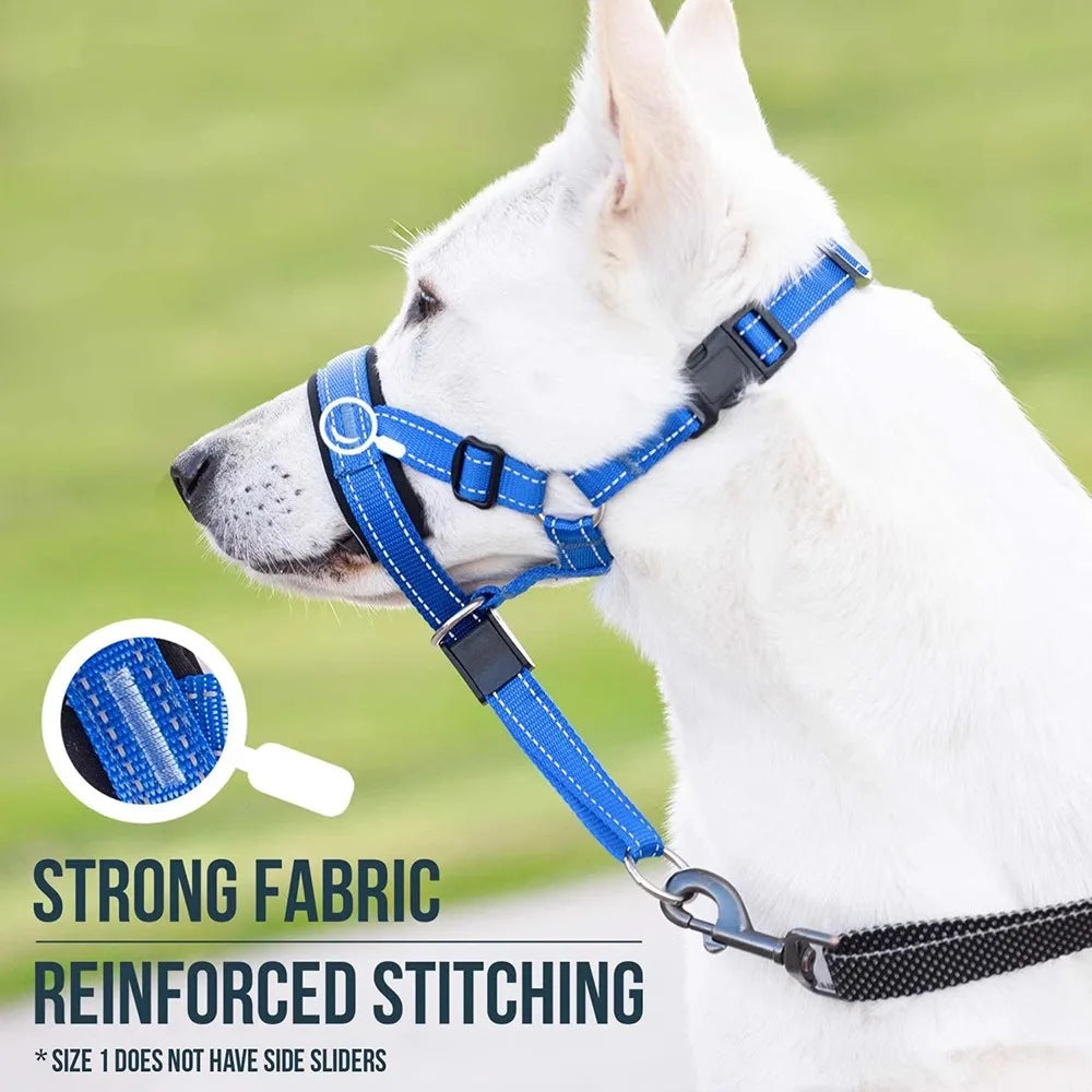 2026 New Nylon Portable Dog Muzzle Rope, Dog Cage Head Anti-Bite Pet