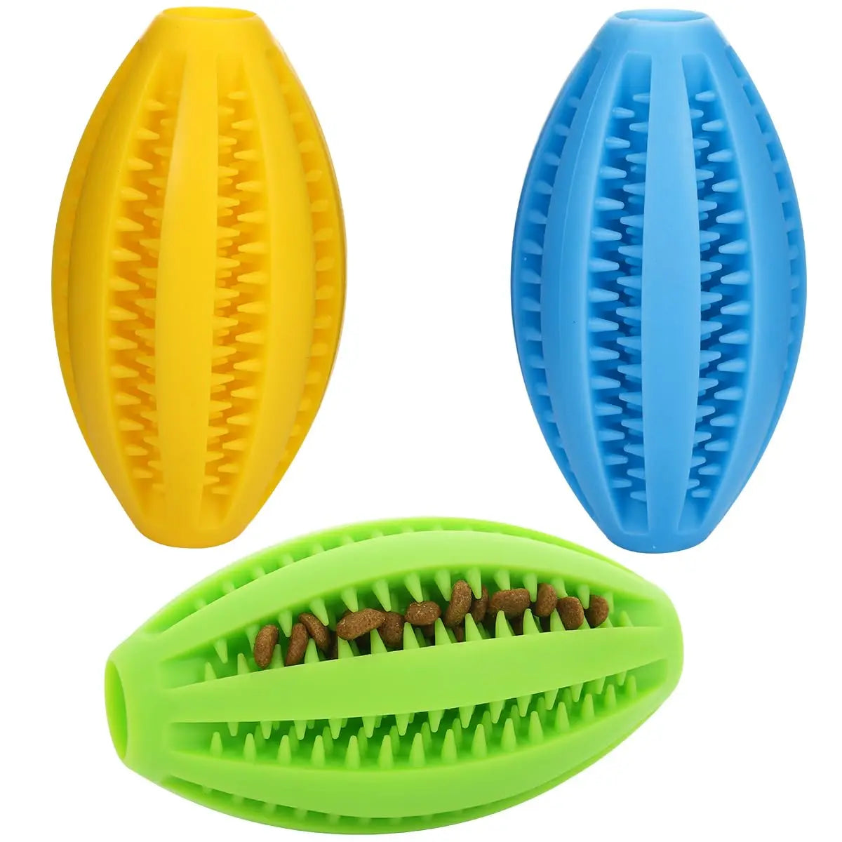 Pet Dog Chew Toys Teeth Cleaning Snack Ball Pet Dog Toy Ball Natural