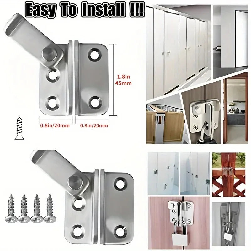 1pc Flip Latch Gate Latches Slide Bolt Latch Safety Door Lock Catch