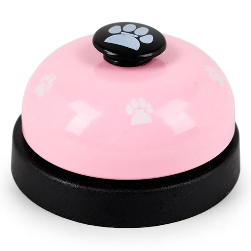 1pc Pet Toy Training Dinner Small Bell Footprint Dog Toys for Teddy