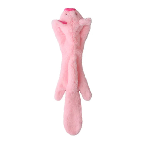 Funny Simulated Animal No Stuffing Dog Toy with Squeakers Durable